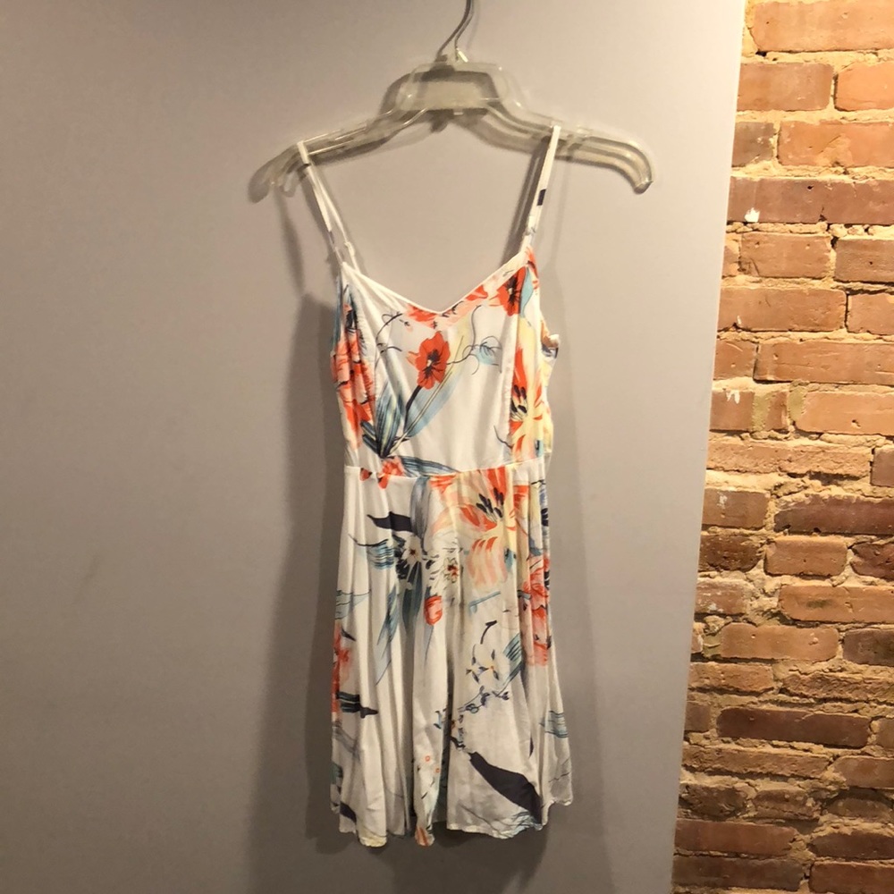 Short white floral sun dress from old navy